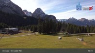 Archiv Foto Webcam Sicht auf das Kinderland an der Ehrwalder Alm 12:00