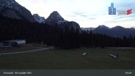 Archiv Foto Webcam Sicht auf das Kinderland an der Ehrwalder Alm 20:00