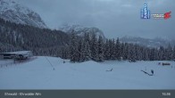 Archiv Foto Webcam Sicht auf das Kinderland an der Ehrwalder Alm 02:00