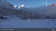 Archiv Foto Webcam Sicht auf das Kinderland an der Ehrwalder Alm 08:00