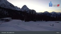 Archiv Foto Webcam Sicht auf das Kinderland an der Ehrwalder Alm 18:00