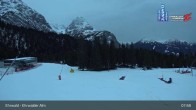 Archiv Foto Webcam Sicht auf das Kinderland an der Ehrwalder Alm 07:00