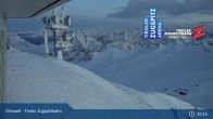 Archived image Webcam Tiroler Zugspitzbahn Top Station 02:00