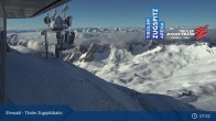 Archived image Webcam Tiroler Zugspitzbahn Top Station 06:00