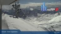 Archived image Webcam Tiroler Zugspitzbahn Top Station 12:00