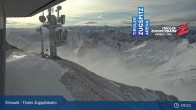 Archiv Foto Webcam Tiroler Zugspitzbahn: Bergstation 08:00