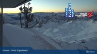 Archiv Foto Webcam Tiroler Zugspitzbahn: Bergstation 07:00