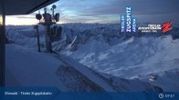 Archiv Foto Webcam Tiroler Zugspitzbahn: Bergstation 06:00