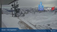 Archived image Webcam Tiroler Zugspitzbahn Top Station 12:00