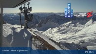 Archived image Webcam Tiroler Zugspitzbahn Top Station 10:00