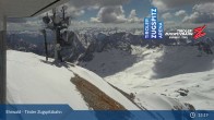 Archived image Webcam Tiroler Zugspitzbahn Top Station 12:00