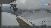 Archived image Webcam Tiroler Zugspitzbahn Top Station 10:00