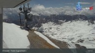 Archived image Webcam Tiroler Zugspitzbahn Top Station 12:00