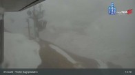Archived image Webcam Tiroler Zugspitzbahn Top Station 12:00