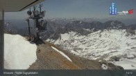 Archived image Webcam Tiroler Zugspitzbahn Top Station 12:00