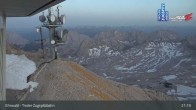 Archiv Foto Webcam Tiroler Zugspitzbahn: Bergstation 02:00