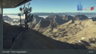 Archived image Webcam Tiroler Zugspitzbahn Top Station 13:00