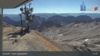 Archived image Webcam Tiroler Zugspitzbahn Top Station 12:00