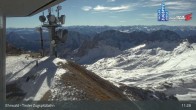 Archived image Webcam Tiroler Zugspitzbahn Top Station 10:00