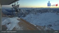 Archiv Foto Webcam Tiroler Zugspitzbahn: Bergstation 00:00