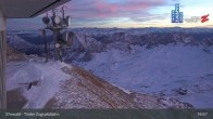 Archiv Foto Webcam Tiroler Zugspitzbahn: Bergstation 02:00