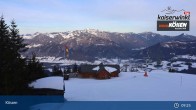 Archived image Webcam Kössen ski resort: Unterberghorn 08:00