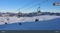Archived image Webcam Kössen ski resort: Unterberghorn 08:00