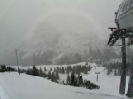 Archived image Webcam mountain station chairlift "Gaistal", "Ehrwalder Alm" 15:00