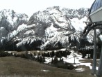 Archived image Webcam mountain station chairlift "Gaistal", "Ehrwalder Alm" 07:00