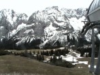 Archived image Webcam mountain station chairlift "Gaistal", "Ehrwalder Alm" 09:00