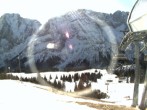 Archived image Webcam mountain station chairlift "Gaistal", "Ehrwalder Alm" 10:00