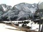 Archiv Foto Webcam Bergstation Sesselbahn Gaistal, Ehrwalder Alm 13:00