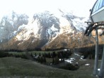 Archived image Webcam mountain station chairlift "Gaistal", "Ehrwalder Alm" 06:00