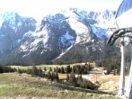 Archiv Foto Webcam Bergstation Sesselbahn Gaistal, Ehrwalder Alm 07:00
