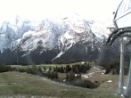 Archiv Foto Webcam Bergstation Sesselbahn Gaistal, Ehrwalder Alm 05:00