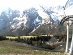 Archiv Foto Webcam Bergstation Sesselbahn Gaistal, Ehrwalder Alm 07:00