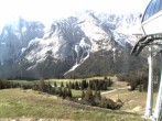 Archiv Foto Webcam Bergstation Sesselbahn Gaistal, Ehrwalder Alm 07:00