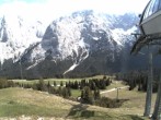 Archived image Webcam mountain station chairlift "Gaistal", "Ehrwalder Alm" 15:00