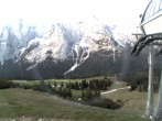 Archived image Webcam mountain station chairlift "Gaistal", "Ehrwalder Alm" 05:00
