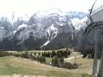 Archiv Foto Webcam Bergstation Sesselbahn Gaistal, Ehrwalder Alm 13:00