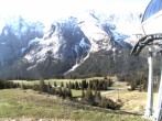 Archiv Foto Webcam Bergstation Sesselbahn Gaistal, Ehrwalder Alm 07:00