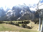 Archiv Foto Webcam Bergstation Sesselbahn Gaistal, Ehrwalder Alm 09:00