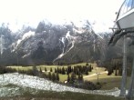 Archiv Foto Webcam Bergstation Sesselbahn Gaistal, Ehrwalder Alm 11:00