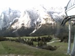 Archiv Foto Webcam Bergstation Sesselbahn Gaistal, Ehrwalder Alm 05:00
