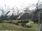 Archiv Foto Webcam Bergstation Sesselbahn Gaistal, Ehrwalder Alm 11:00