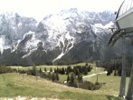 Archiv Foto Webcam Bergstation Sesselbahn Gaistal, Ehrwalder Alm 13:00