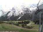 Archiv Foto Webcam Bergstation Sesselbahn Gaistal, Ehrwalder Alm 17:00