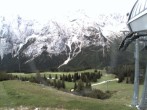 Archiv Foto Webcam Bergstation Sesselbahn Gaistal, Ehrwalder Alm 06:00