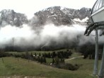 Archiv Foto Webcam Bergstation Sesselbahn Gaistal, Ehrwalder Alm 09:00