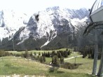 Archiv Foto Webcam Bergstation Sesselbahn Gaistal, Ehrwalder Alm 15:00